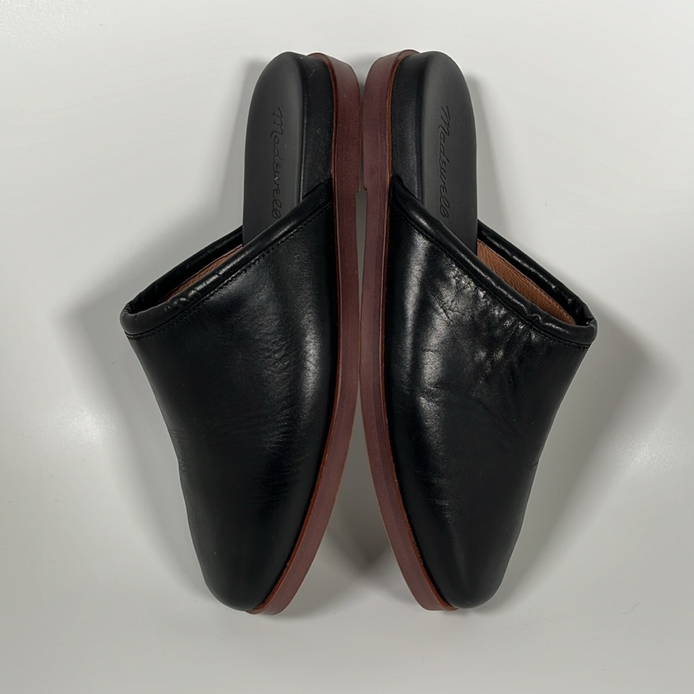 Madewell Black Leather Mules - Picture 4 of 6
